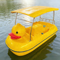 Cartoon 4 Person Yellow Duck Shape Amusement Equipment Family Pedal Boat for Sale