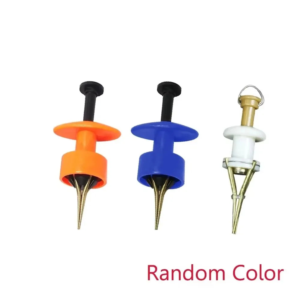 Portable Professional 1PCS Lightweight Copper ABS Engineering Plastic Clip Fishing Lures Earthworm Bloodworm Tackle Accessories