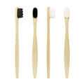 100% Biodegradable Eco-Friendly Bamboo Toothbrush Ultra Soft with 10000 Nano Bristles for Household Use