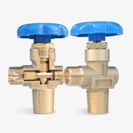 BYF-2 Compressed Gas Valve Oxygen Nitrogen High Pressure Gas Cylinder Valve Brass Cylinder Valve