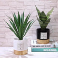 Faxu Small Artificial Plastic Potted Trees Home Decoration Choice