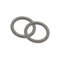 Open and Close Silver Ring Garter Springs
