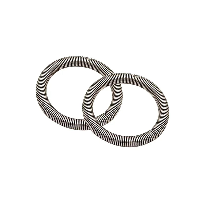 Open and Close Silver Ring Garter Springs