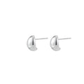 S925 Sterling Silver Bean Earrings Ladies Temperament Summer Earrings Heavy Industry Mixed Batch Premium Feeling Niche Earrings