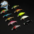 Wholesale Artificial Trout Bait 40mm 3.5g Hard Plastic Freshwater Wobble Sinking Mini Fishing Minnow Lure