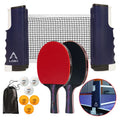 Loki KX3 Ping Pong Paddle Set of 2 Rackets Professional Table Tennis Custom Pure Wood Portable Table Tennis Set