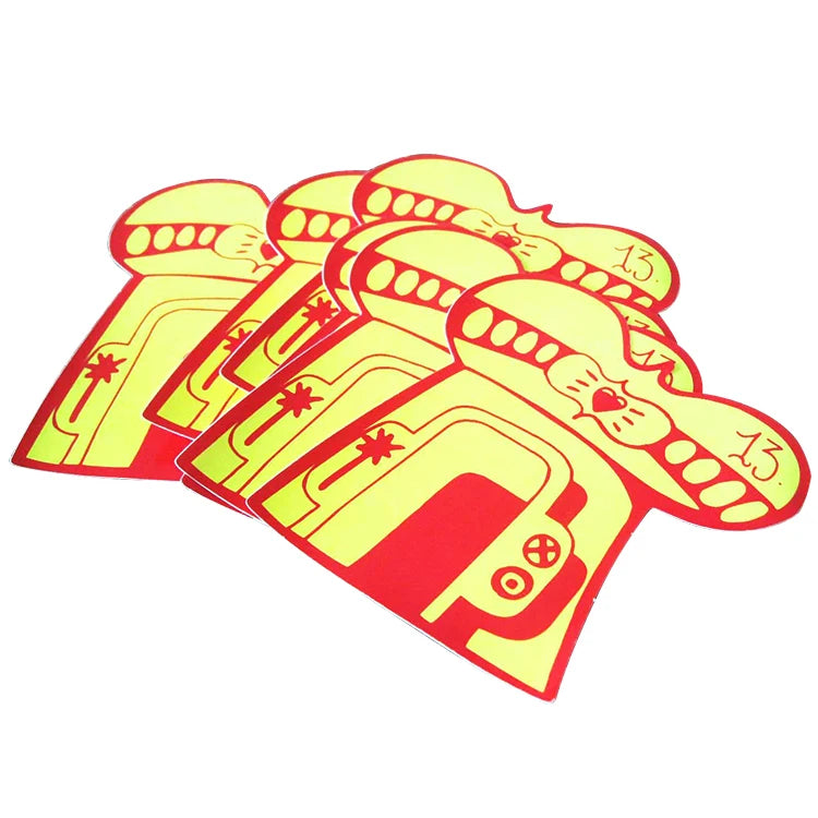 Cartoon Painting Designs Die Cut Shape Customized Wholesale Cute Cartoon Sticker