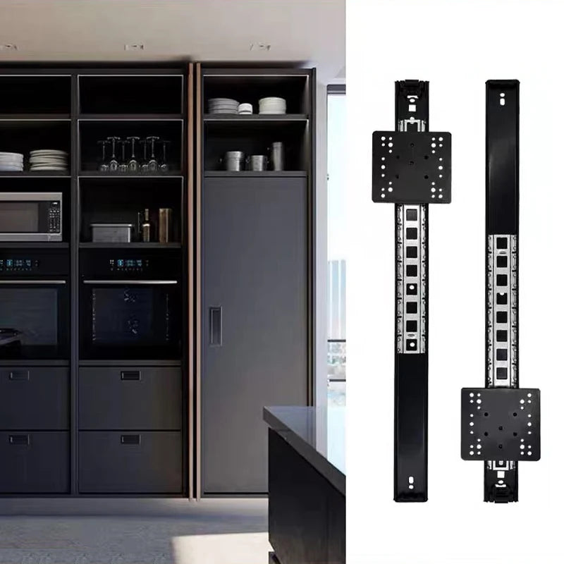 European Sliding Furniture Folding Concealed Wardrobe Pocket Door Slide System Adjustable Cabinet Kitchen Soft Closing