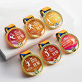 Newest Color Printing Medals Metal Soccer Volleyball Billiards Medailles Sports Competition Athletics Racing Crystal Medals