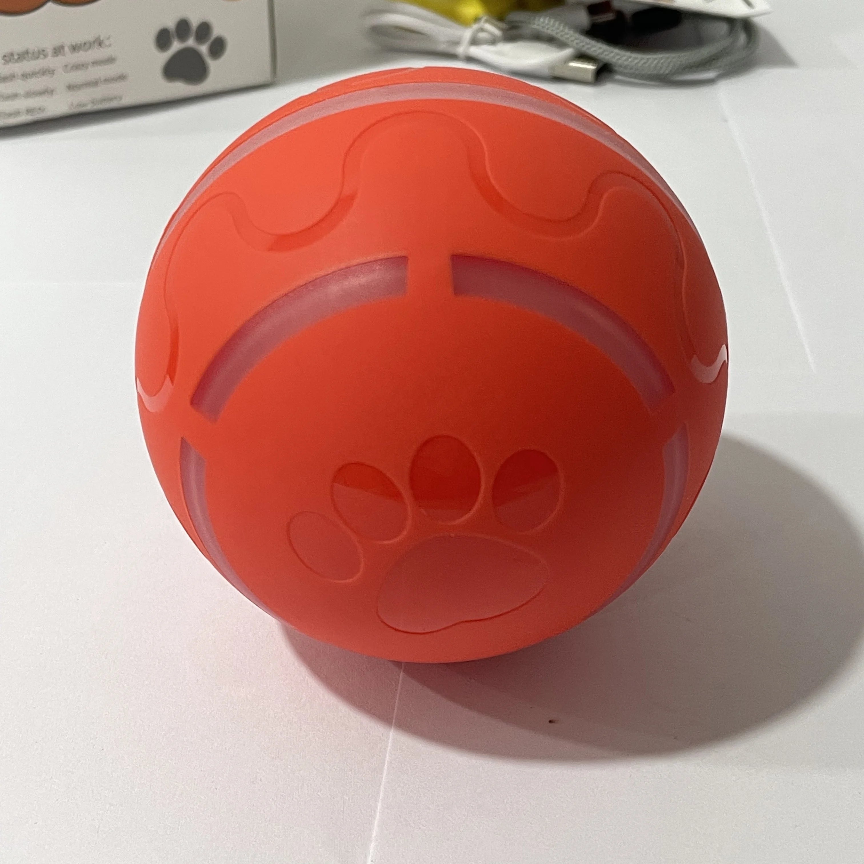 Rechargeable LED Light Smart Remote Control Pet Playing Training Ball Classic Fashionable Automatic Electronic Interactive Dog