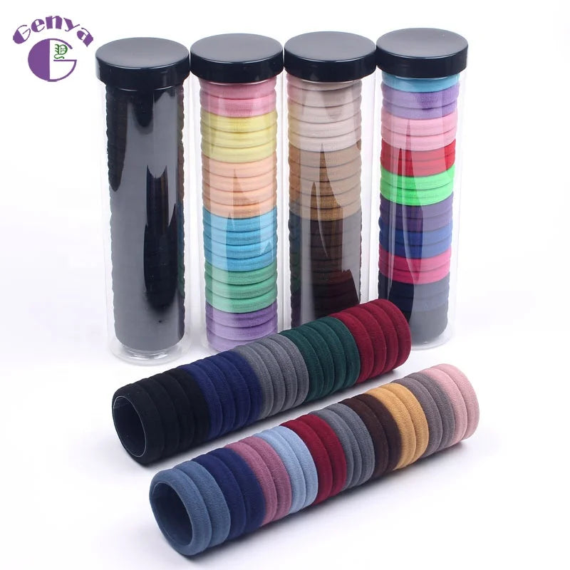 Genya Hair Rope Ties No Crease Accessories Hair Ties Bands Ponytail holders knitted elastic hair bands