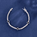 Men Women Charm Lucky 4mm Clover Tennis Chains Bracelets Necklace Fashion Jewelry Four Leaf Black Clover Jewelry