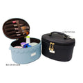 Quality Portable Faux PU Leather Makeup Bag Custom Logo Large Capacity Waterproof Toiletry Bag with Zipper Closure for Women