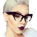 5310 New Cheap Anti Blue Light Trendy Cat Eye Glasses Retro Optical Computer Glasses Frame Eyeglasses Woman Eyewear