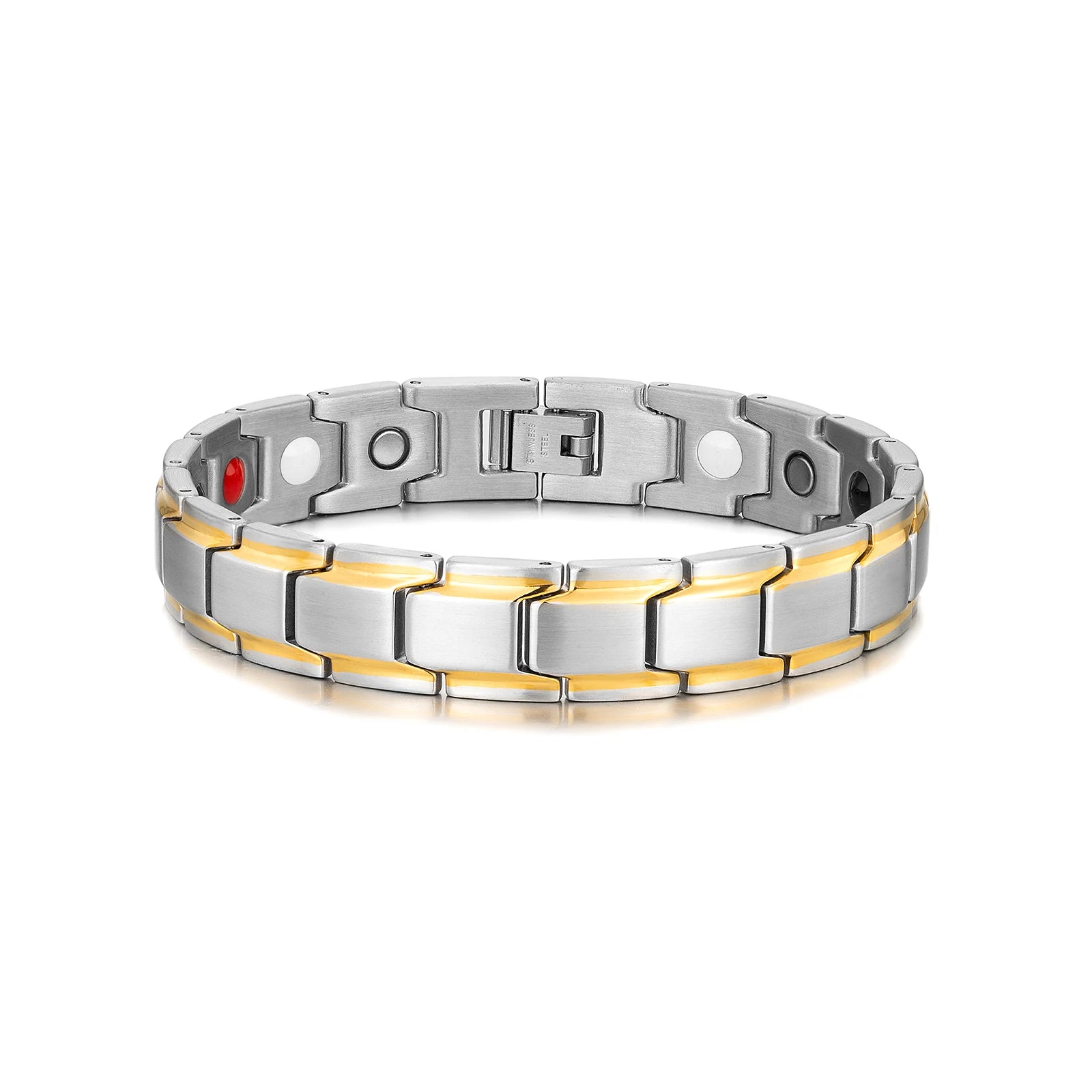 Wholesale Men's Jewelry Stainless Steel Bio Energy Health Bracelet Magnet Energy Bracelet for Man