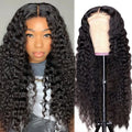 Raw Vietnamese Hair HD Lace Front Wigs Human Hair Water Wave Brazilian Virgin Hair 180% Density 13X6 Water Curly Lace Closure