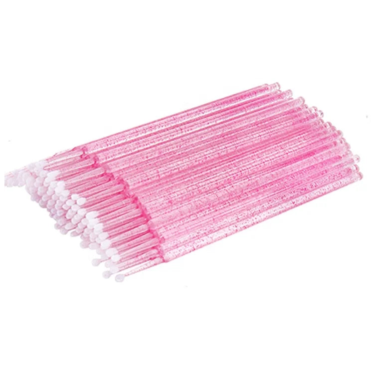 Wholesale Bulk Vendor Disposable Eyelash Extension Microbrush 100 Pcs Lash Cleaner Mini Micro Brush