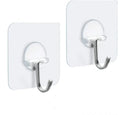 Transparent Heavy Duty Wall Hook Self Adhesive Towel Hook Waterproof Seamless Hooks for Bathroom Kitchen