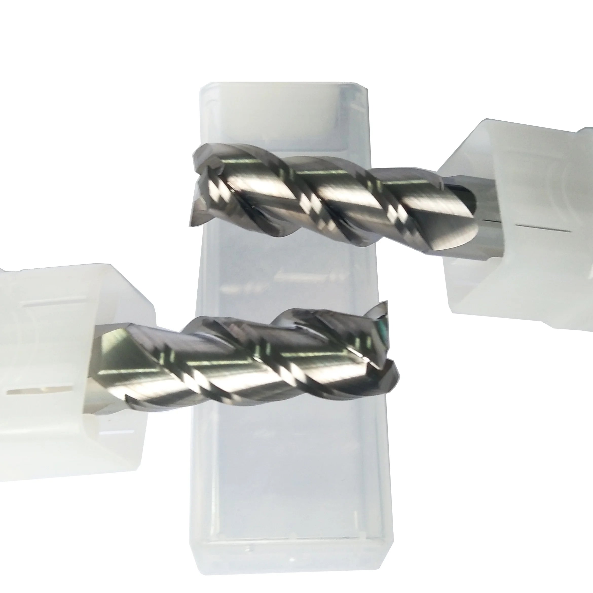DLCC Solid Carbide  3-Flute Square End Mill Cemented Carbide Milling Cutter for Aluminum