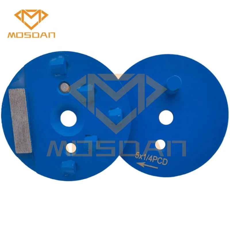 3 Inch 5x1/4 Sharp PCD Wear 1 Bar Diamond Grinding Plate for Stonekor XPS CPS Epoxy Coatings Removal