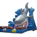 PVC Commercial Shark Slide Inflatable Water Slides Inflatable Shark Water Slides