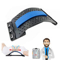 3 Levels Adjustable Back Board Lumbar Stretching for Massage and Back Pain Relief
