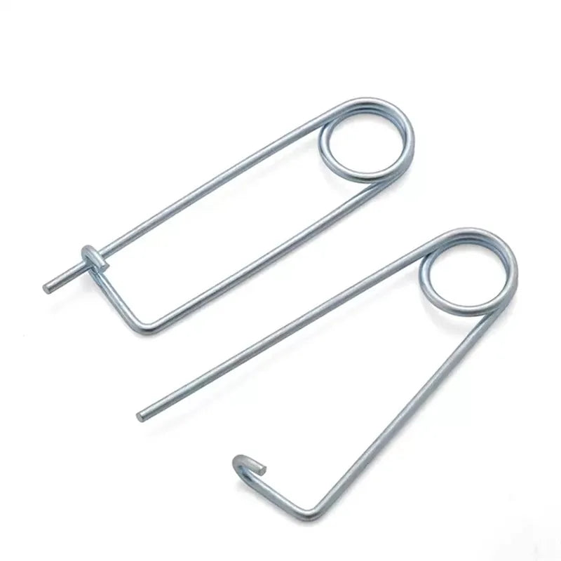 Heavy Duty Trailer Alloy Zinc Cotter Pins Quick Release Wire Lock Safety Locking Pin for Farm Lawn Garden Hitch