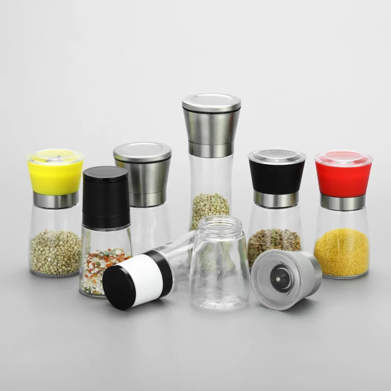 180ml Industrial Salt Grinder Best Kitchen Gift Spice Salt Grinding Powder Grinder