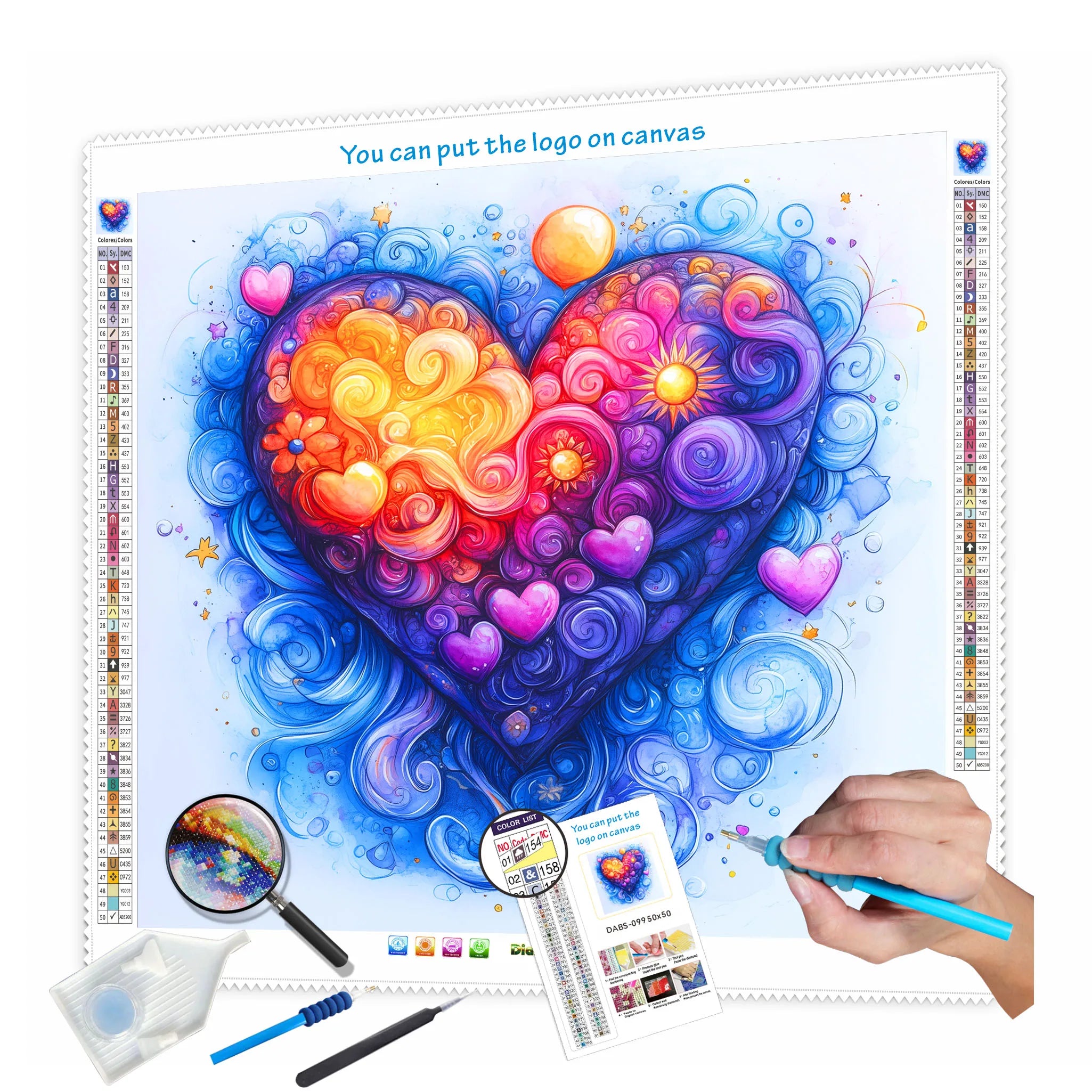 N-2569 DIY Diamond Painting Set Full Drill Custom Animal Resin Square Portrait Art-Dropshipping