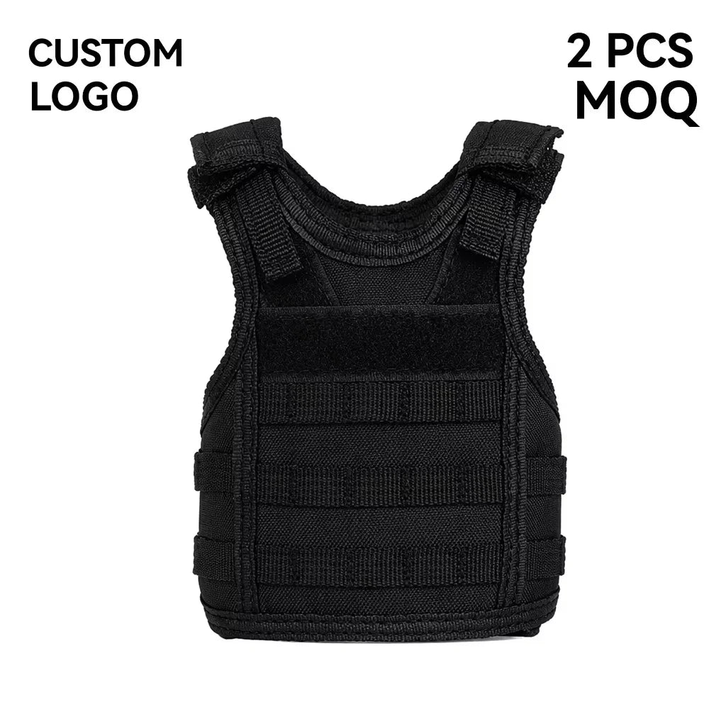 Custom Tactical Beer Vest Bottle Cooler Mini Beverage Holder Insulated Drink Sleeve for 12oz 16oz Cans MegaBDM