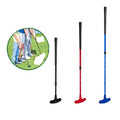 Adjustable 2-Section Double Side Retractable Golf Putter Game Mat for Right Handed Kids Teenagers Adults