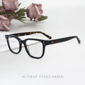 Hot Selling Custom Trendy Unisex Square Anti Blue Light Glasses Frame Fashion Retro Style Acetate Eyewear