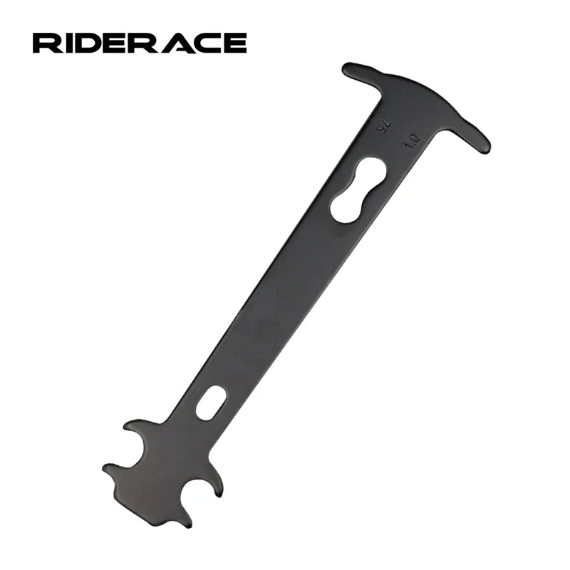 RIDERACE MTB Chain Wear Checker Indicator Portable Durable Road Bike Chains Measurement Ruler Cycling Measurement Repair Tools