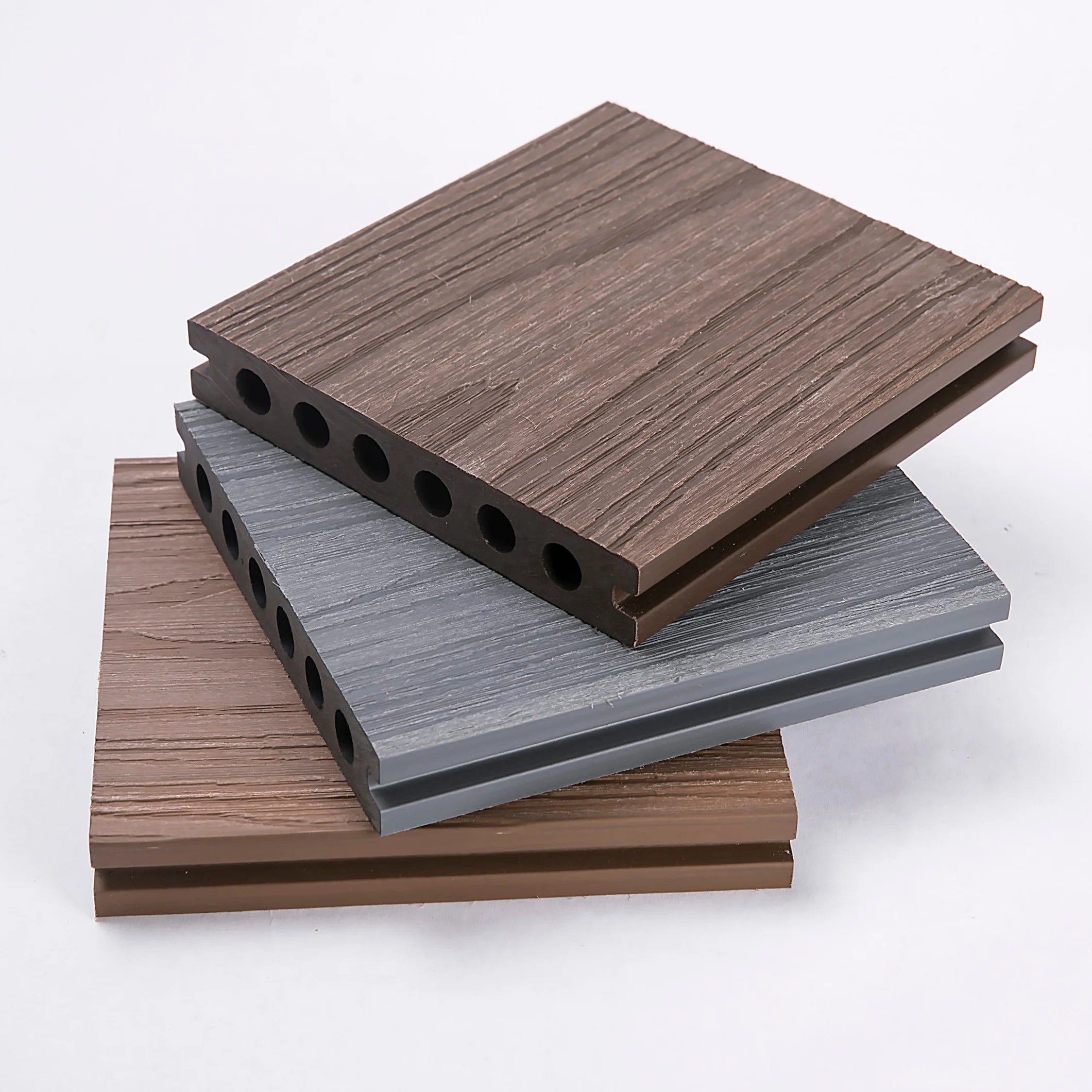 100% Waterproof Exterior Ground Cladding Swimming Pool Flooring Garden Decking Composite Deck Outdoor