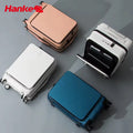 Hanke Front Open pink Suitcase Female Mini Side Open Light Weight Business Trolley Travel Boarding Luggage with Drawer