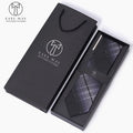 Gift Box Men Silk Classic Necktie Tie Clip Boys Birthday Gifts Box 2pcs Teen Tie Set
