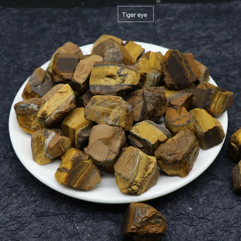 Huiying New Wholesale Natural Rough Tiger Eye Crystals Healing Stones Crafts