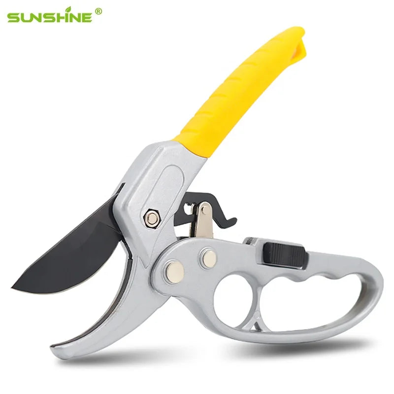 SUNSHINE 8" Handheld Gardening Tools Supplies Pruner Shears Garden Scissors for Hard Branch Bonsai Secateurs Plant Scissors