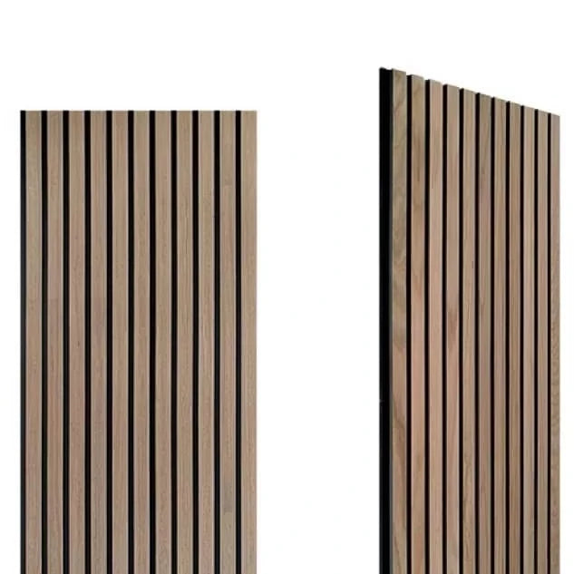 Fireproof Wall Decor Sound Absorbing Akupanel Wood Slat Acoustic Panel for Hotel