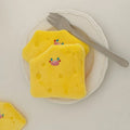 Korean Inspired Eco-Friendly Plush Dog Sound Toy Hidden Food Sniffing Paper Cheese Toy for Dogs for Foreign Trade