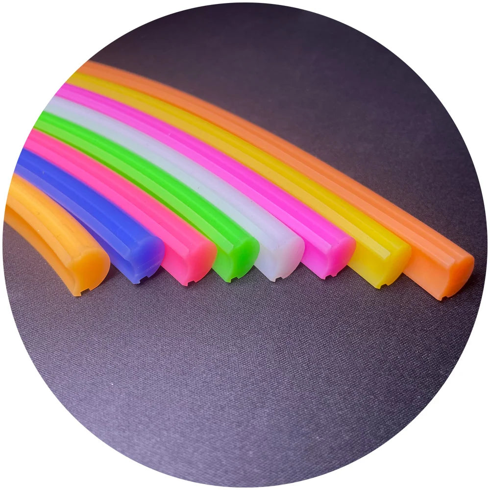 Splitted Separently Second Gen 2 6mm 8mm 12mm 10mm Red RGB RGBIC Zigzag s Strip Silicone Rgb Neon Led Strip for Sign