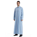 Men's Anti-Static Islamic Abaya Dress Long Sleeve Thobes Robes National Costume for Middle East Saudi Arabia Inspired Dubai