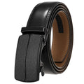 New Color Men's Automatic Buckle Belt Genuine Leather Belts for Men Ratchet Waistband Custom LOGO Factory