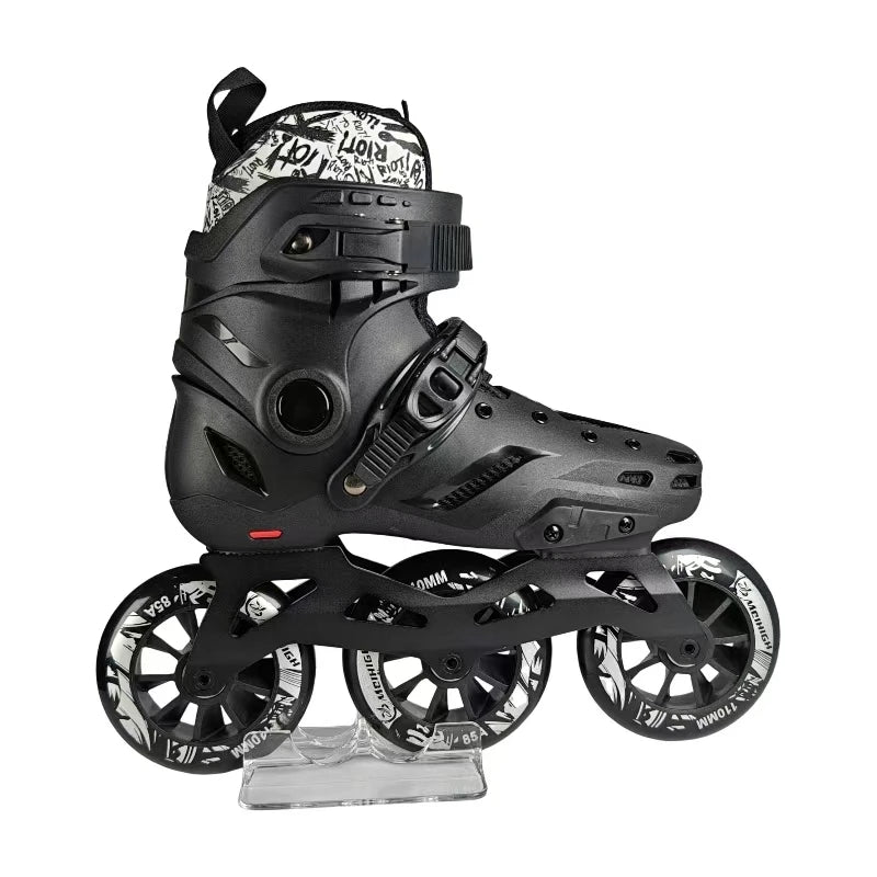 2025 Jingying Factory Directly Hot Selling Hand-made Customized Man Women Adults 3 Wheels Slalom Inline Roller Speed Skates