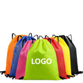 Spot Waterproof Non-woven Fabric Polyester Bundle Pocket Custom logo Backpack Tote Bag Drawstring Event Drawstring Bag Wholesale