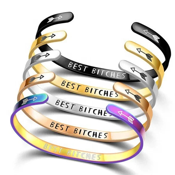 Accept Custom Engraved Wholesale Blank Metal Stainless Steel Bracelet