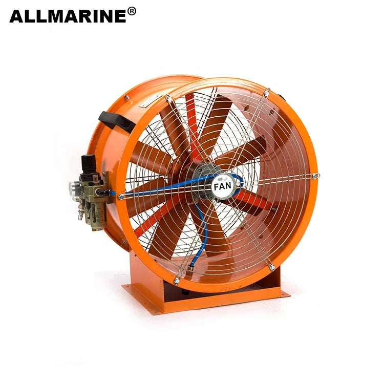 ALLMARINE PF-500 24 Inch Explosion Proof Portable Pneumatic Air Blower Fan Safety Features High-Capacity 3800m3/hour 2000 RPM MegaBDM