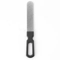 FOCSTAR Latest Double Sides Different Grits Stainless Steel Nail File Filer with Leather Case (BT5057)