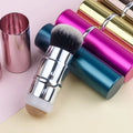 Facial Volcanic Oil Absorbing Roller New Design 2 in 1  Professional Makeup Brush Set