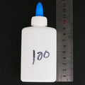 100ml 3.3OZ Oblate Shape PE Glue Bottle Soft Squeeze Plastic Dropper Bottle